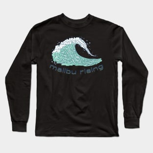 Malibu Rising Taylor Reid Book Novel Illustration Long Sleeve T-Shirt